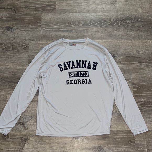Other - Savannah Georgia Grey Long Sleeve Shirt